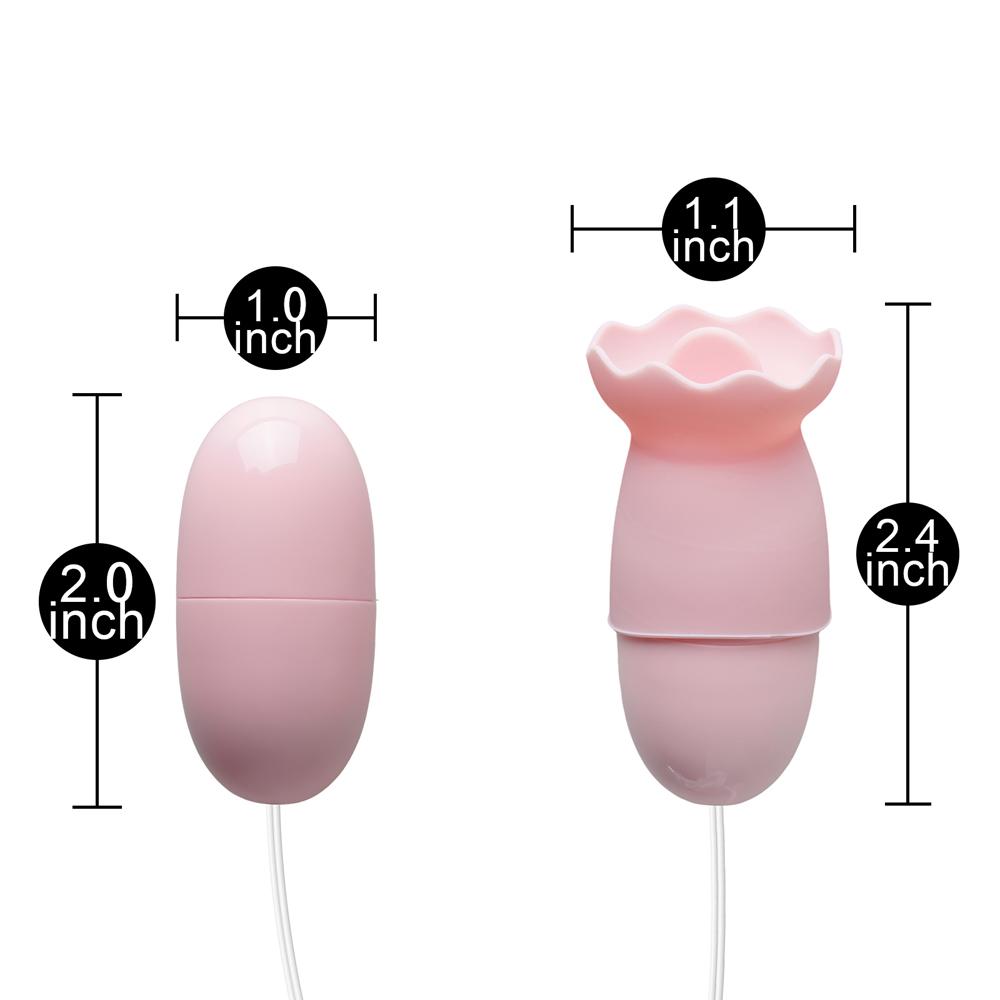 Pink USB-Powered Vibrating & Tongue-Licking Egg (Foil Bag)