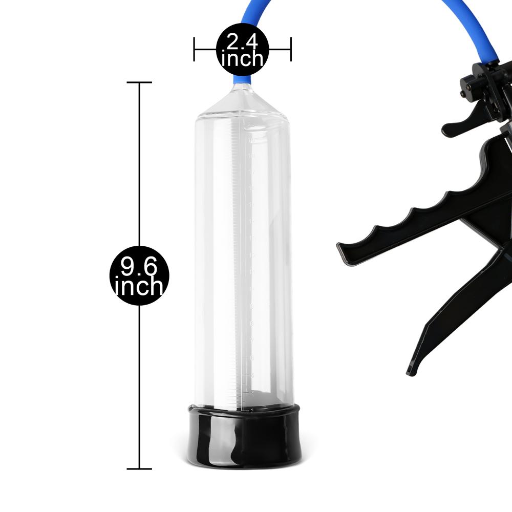 Plastic Pistol Pump with Gauge & QR Valve