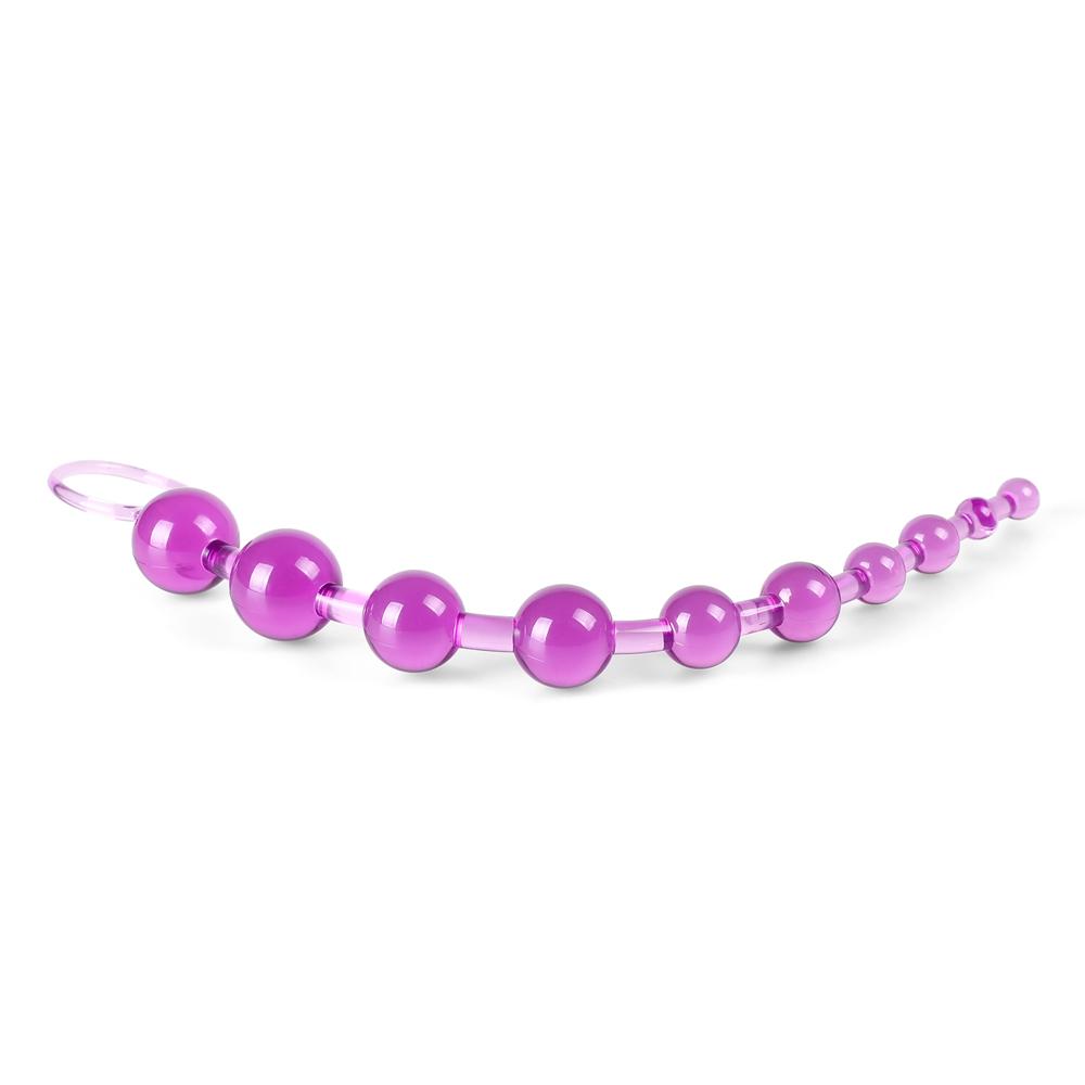 Purple 10 Beads Anal Toy