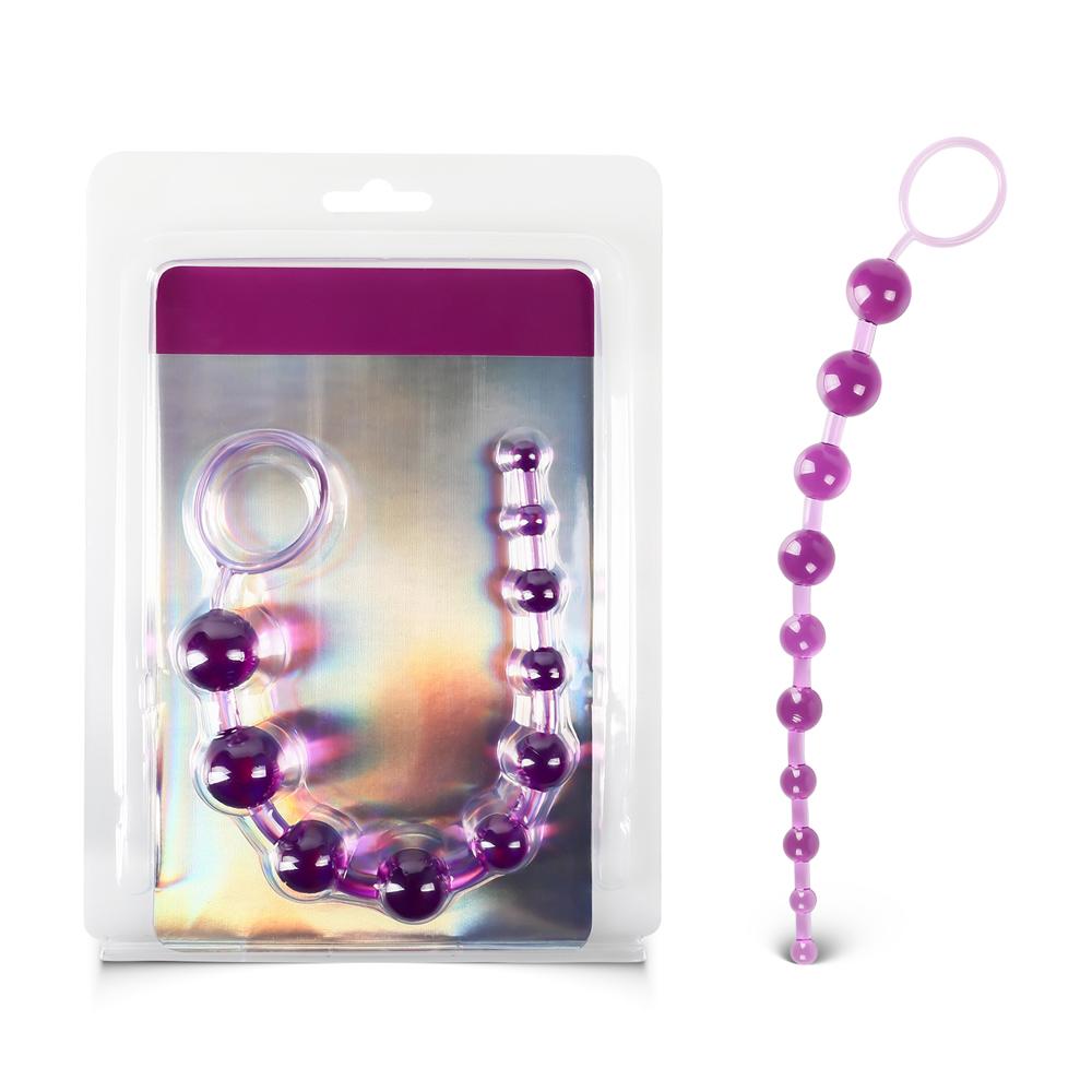 Purple 10 Beads Anal Toy