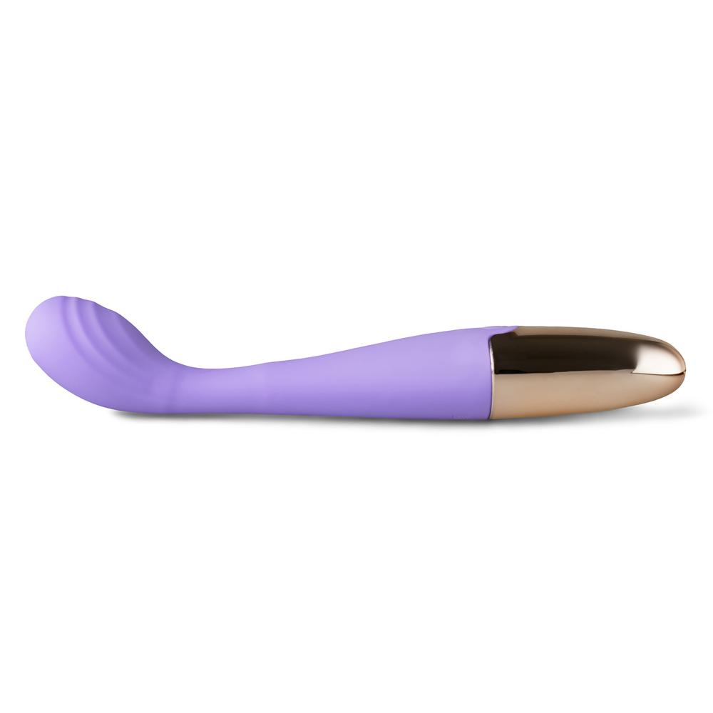 Purple 10-Speed Waterproof G-Spot Vibrator - Rechargeable