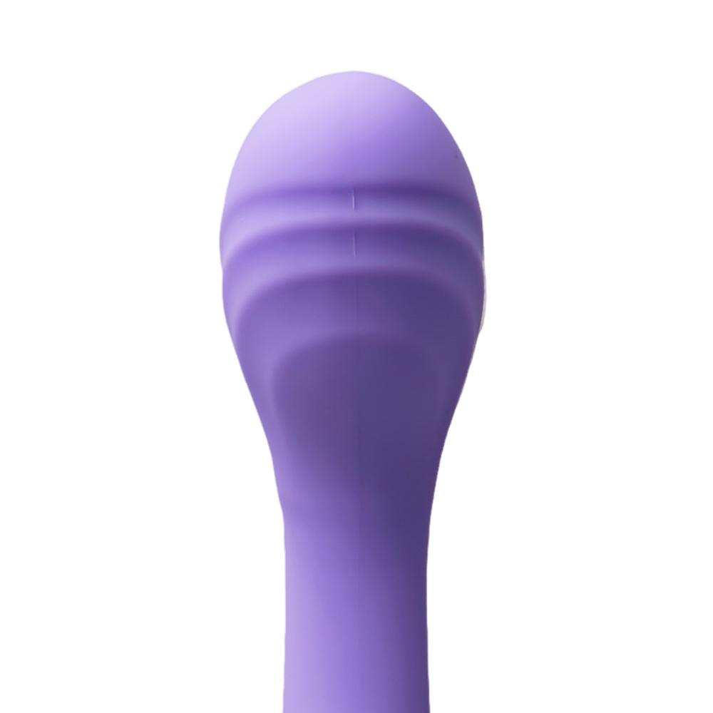 Purple 10-Speed Waterproof G-Spot Vibrator - Rechargeable