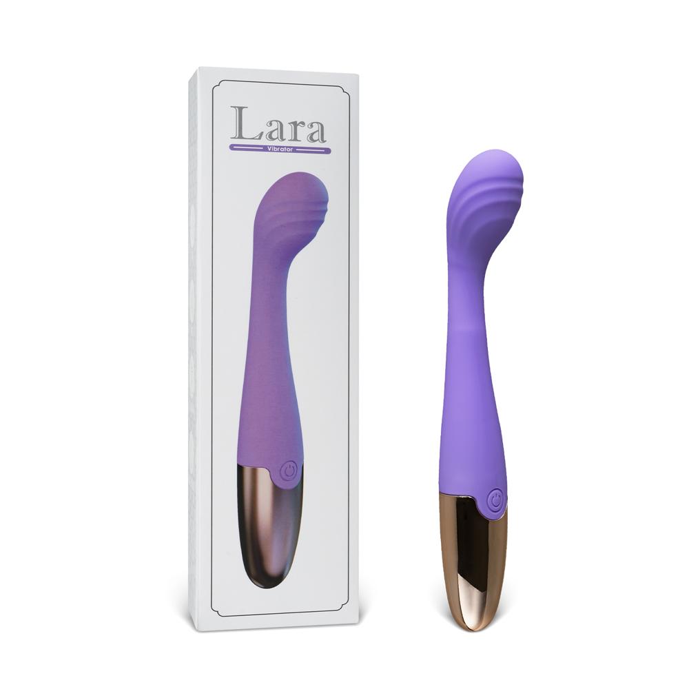 Purple 10-Speed Waterproof G-Spot Vibrator - Rechargeable