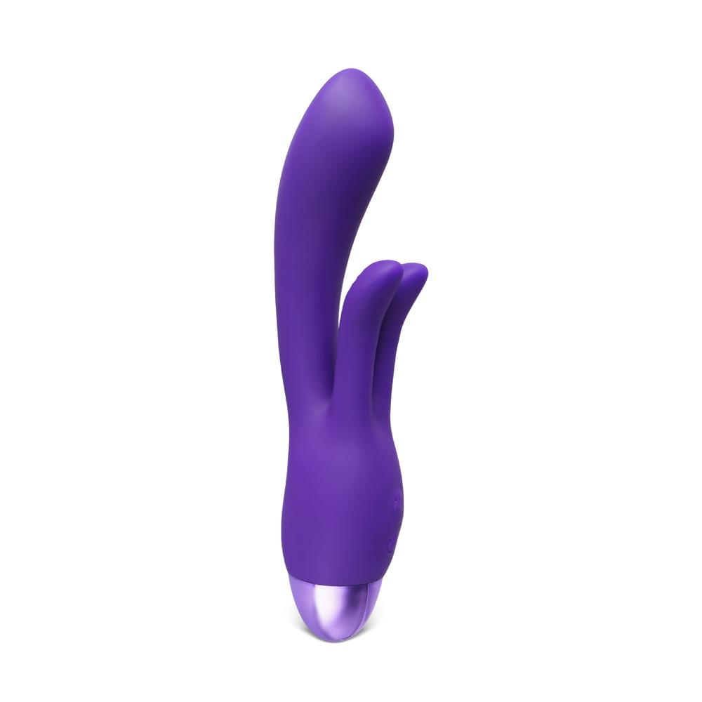 Purple Color 10 Functions Silicone Rechargeable Frolic Bunny Vibrator