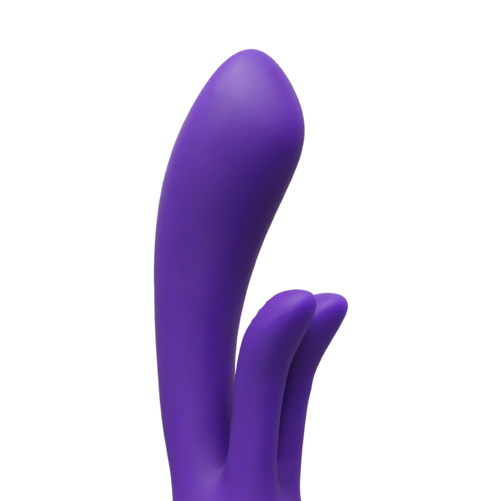 Purple Color 10 Functions Silicone Rechargeable Frolic Bunny Vibrator