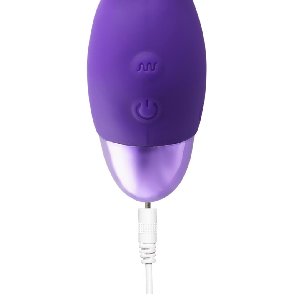 Purple Color 10 Functions Silicone Rechargeable Frolic Bunny Vibrator