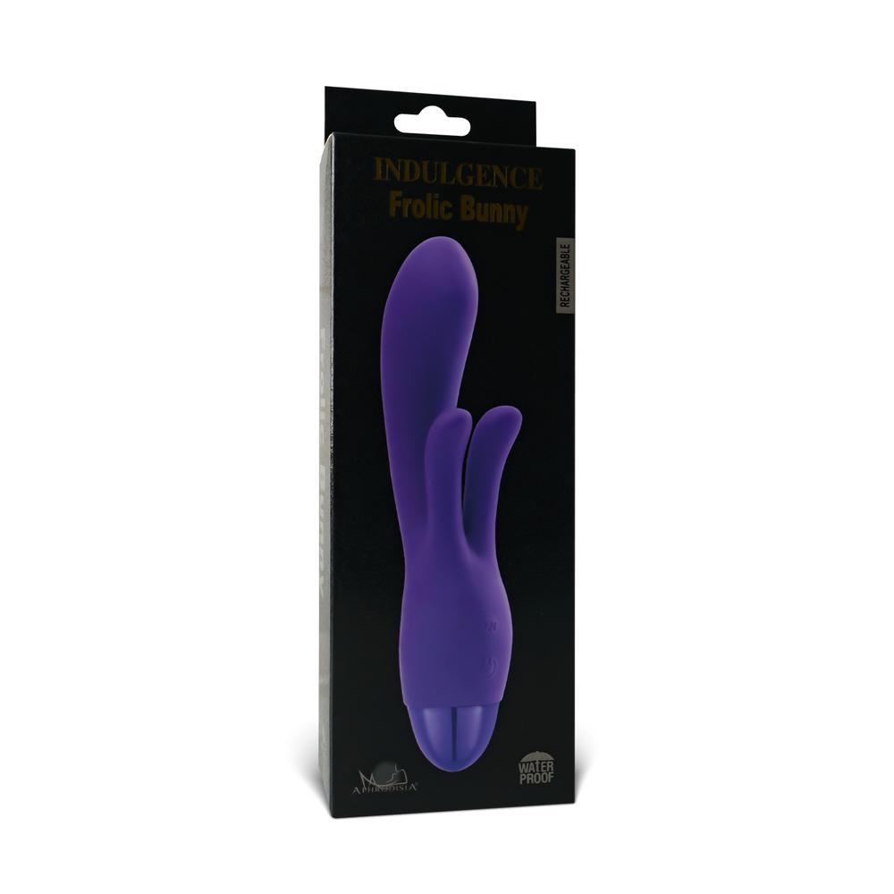 Purple Color 10 Functions Silicone Rechargeable Frolic Bunny Vibrator