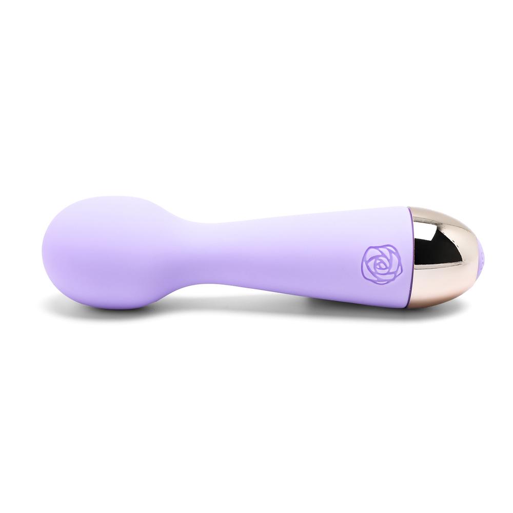 Purple Color 10-Speed Mini Vibrating Rechargeable Wand Massager