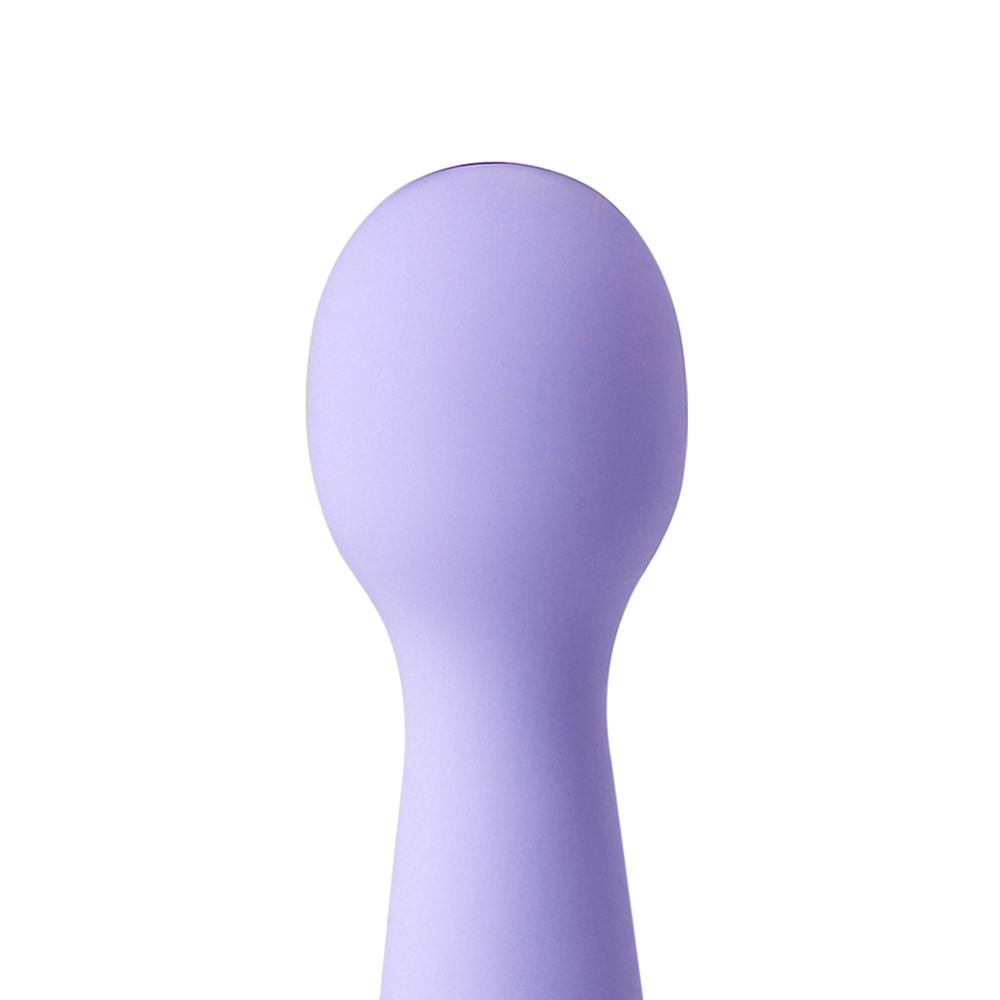 Purple Color 10-Speed Mini Vibrating Rechargeable Wand Massager