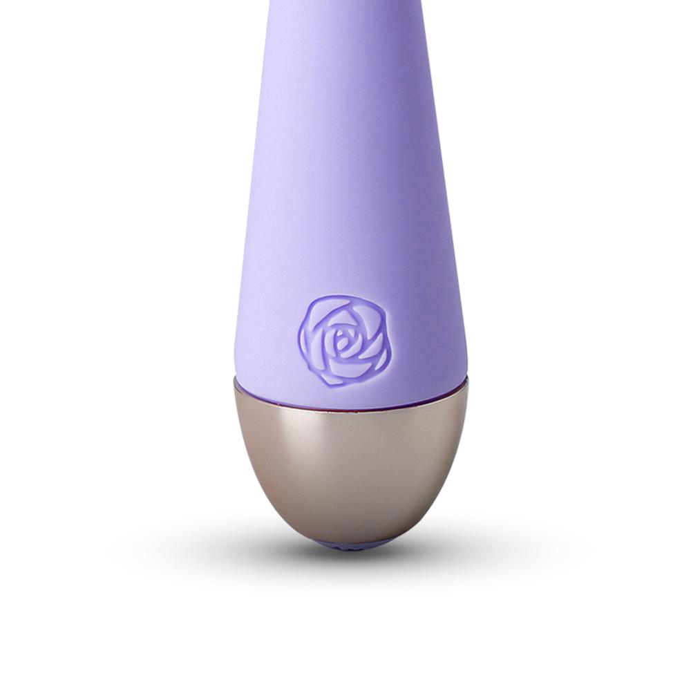 Purple Color 10-Speed Mini Vibrating Rechargeable Wand Massager