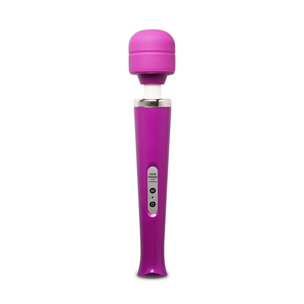 Purple Color 10-Speed USB Rechargeable Magic Wand Massager