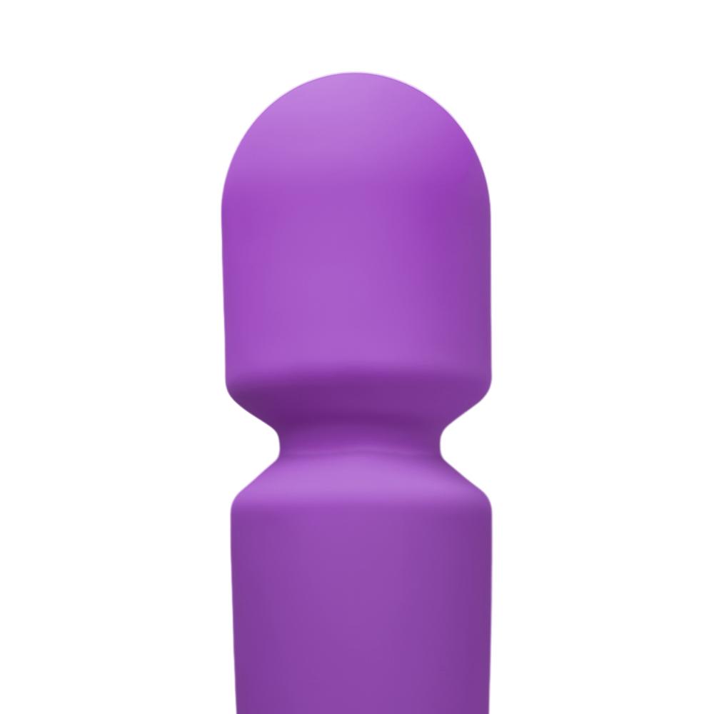 Purple Color 10-Speed Waterproof Rechargeable Wand Massager (USB Recharging)