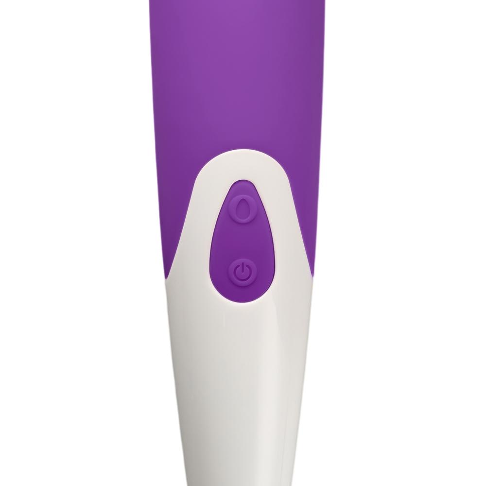 Purple Color 10-Speed Waterproof Rechargeable Wand Massager (USB Recharging)