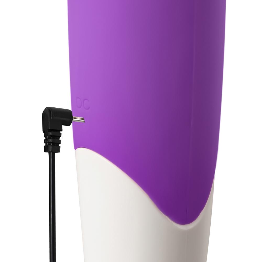 Purple Color 10-Speed Waterproof Rechargeable Wand Massager (USB Recharging)