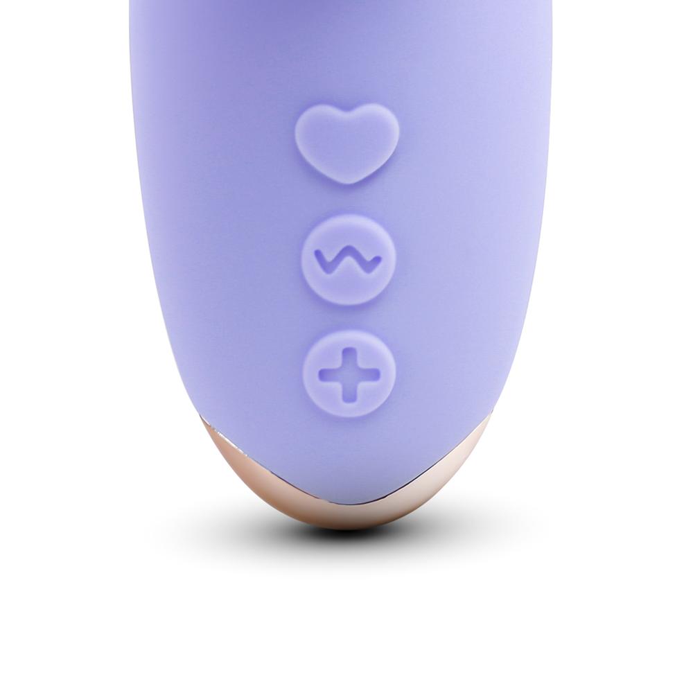 Purple Color 10 Speeds Silicone Clitoral Sucking Stimulator