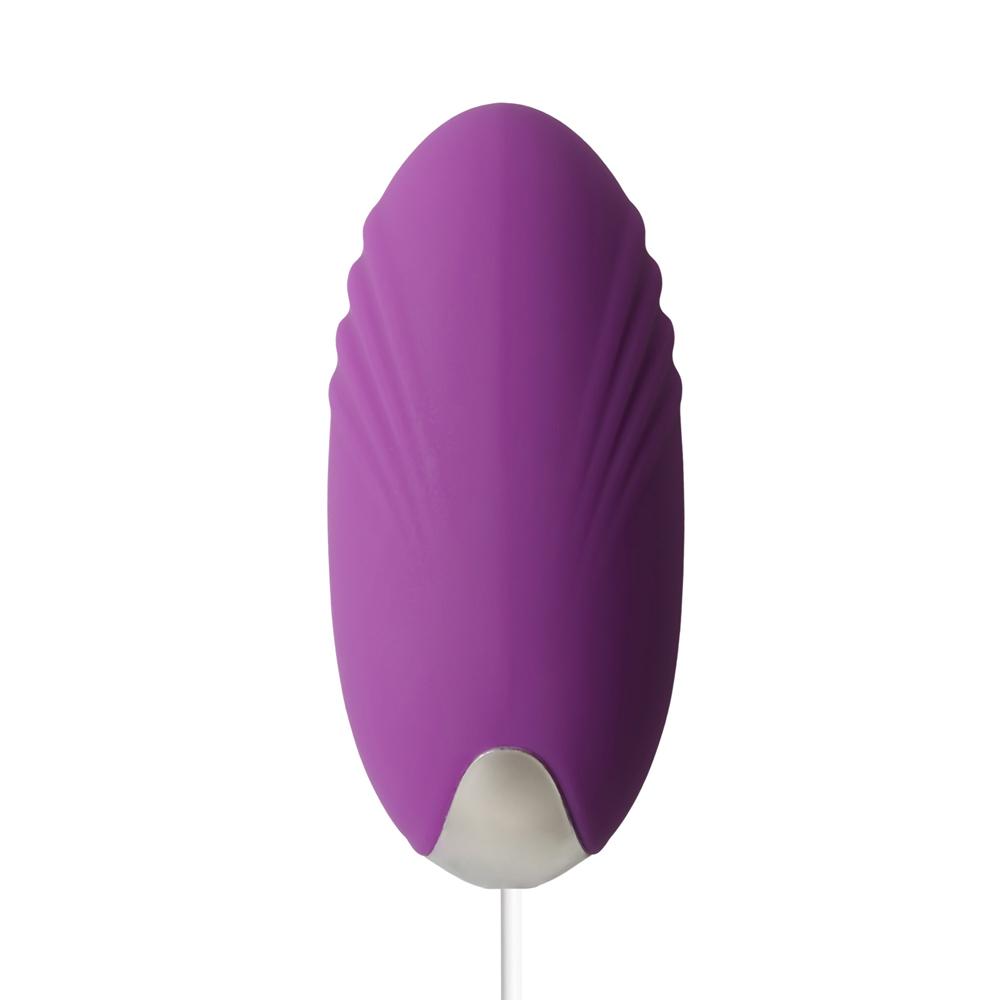 Purple Color 20 Speeds Silicone Vibrating Egg