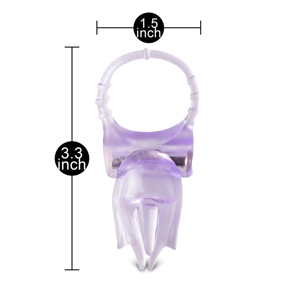 Purple Color Basic Vibrating Cock Ring II