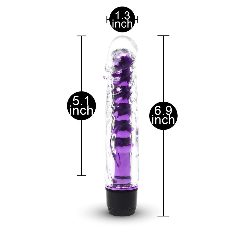 Purple Color Crystal Vibrator