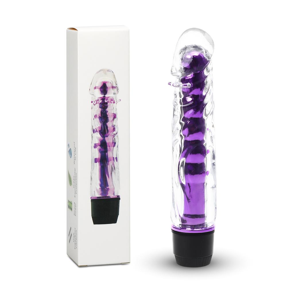 Purple Color Crystal Vibrator