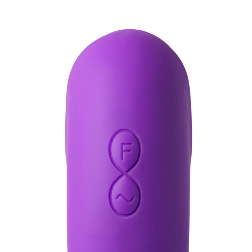 Purple Color Rechargeable Silicone Clitoral Stimulator ( Suction and Vibration )