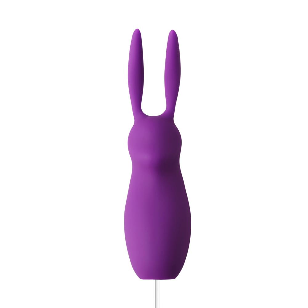 Purple Color Silicone 20 Speeds Vibrating Rabbit and Egg