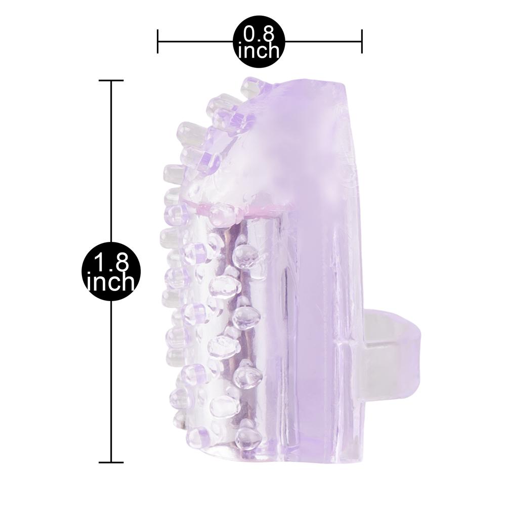 Purple Mini Vibrating Finger Vibrator