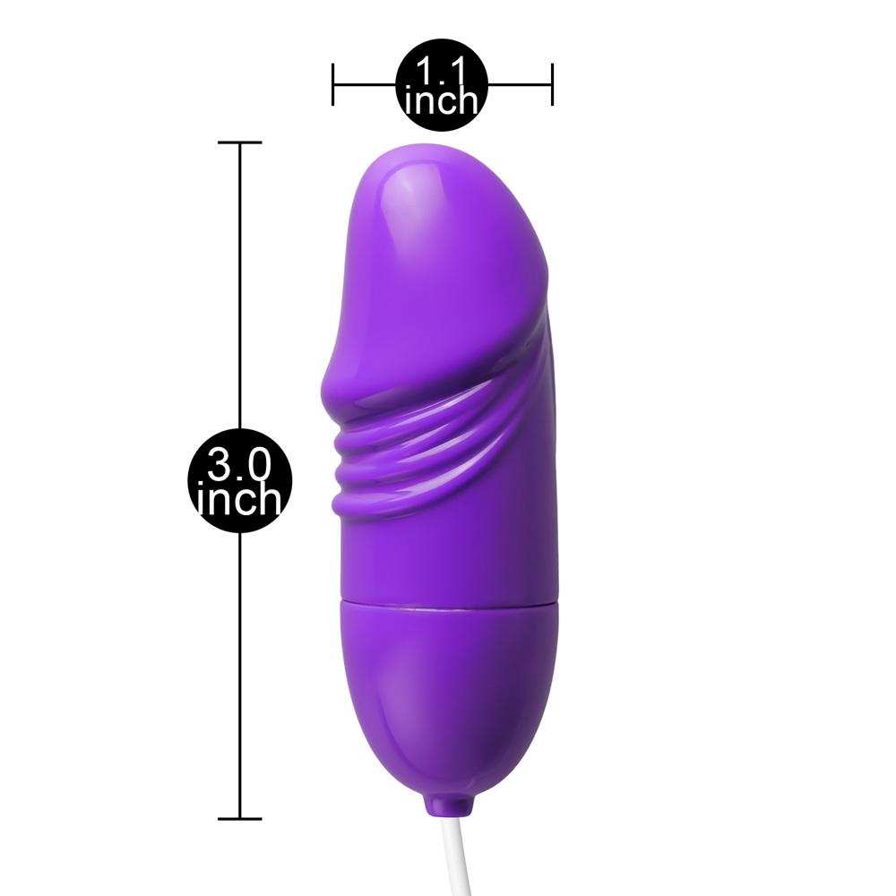 Purple Multi-Speed Battery-Operated Vibrating Egg (Box)