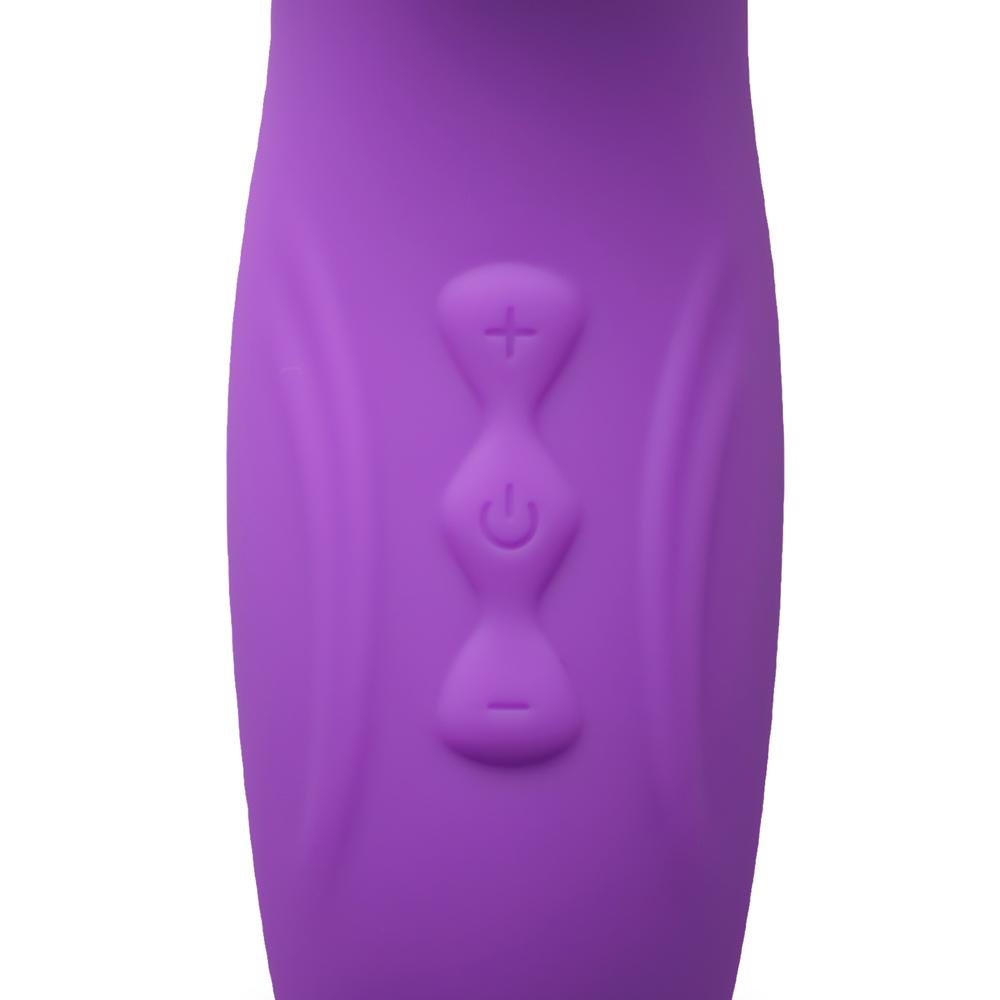 Purple Sucking Massager - 5-Speed, Medical Grade Silicone, 4.53