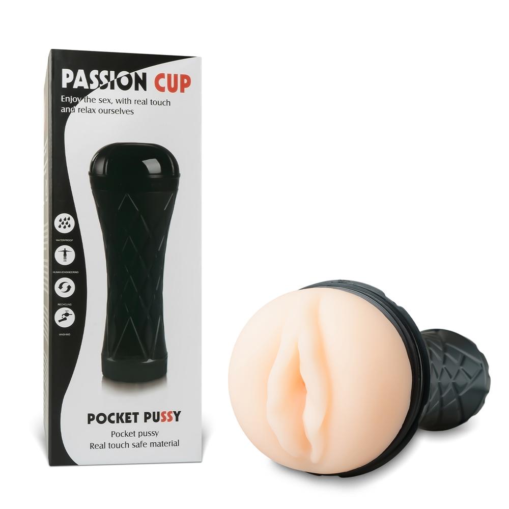 Realistic Vagina Shape Male Masturbator Cup