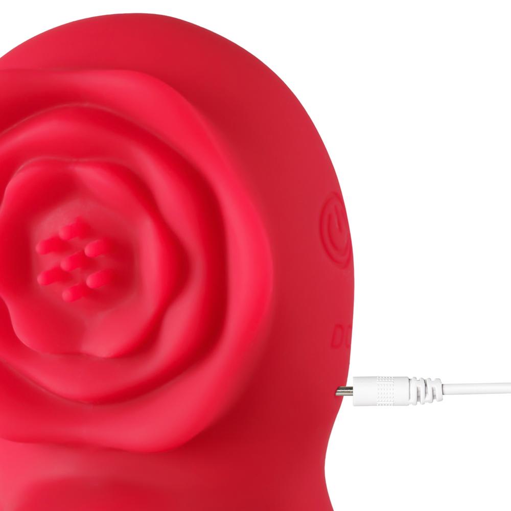 Red 10-Speed App-Controlled Vibrating Cock Ring