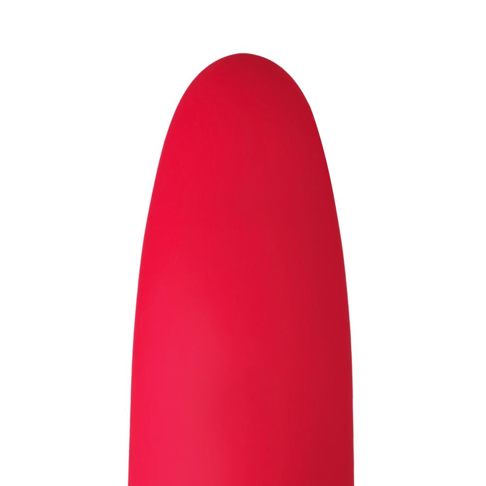 Red 10-Speed Mini Vibrating Tongue with Remote