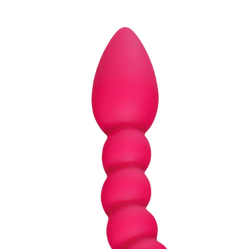 Red 10-Speed Rechargeable Vibrating Cock Ring with Remote Control