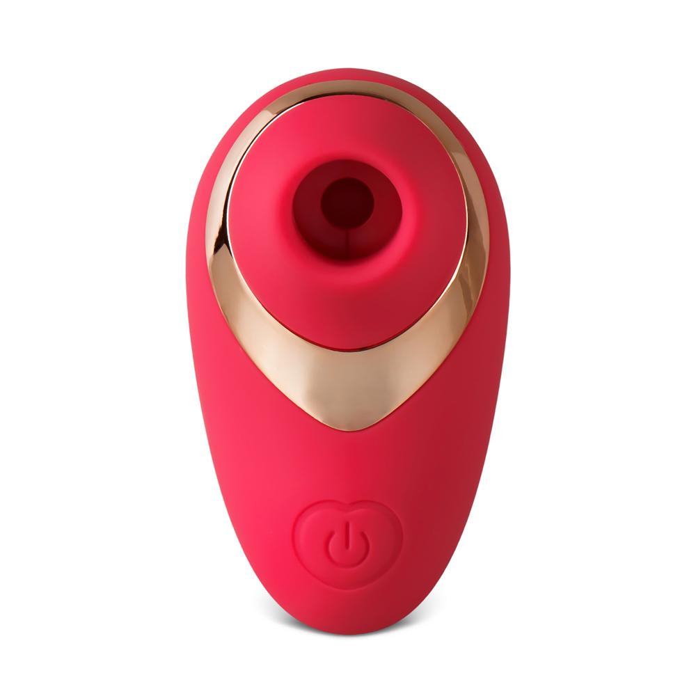 Red 10-Speed Sucking Massager with USB Magnetic Charging