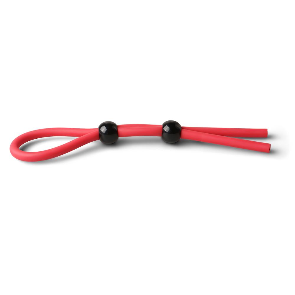 Red Adjustable Dual Cock Ring