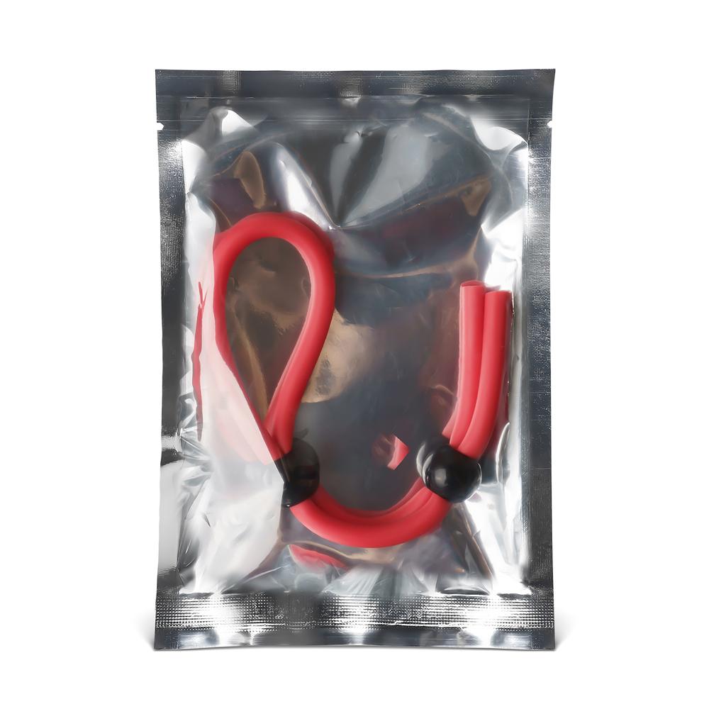 Red Adjustable Dual Cock Ring