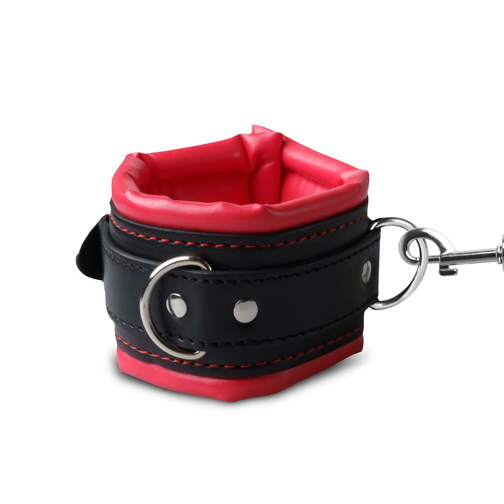 Red and Black Hi Quality Handcuffs