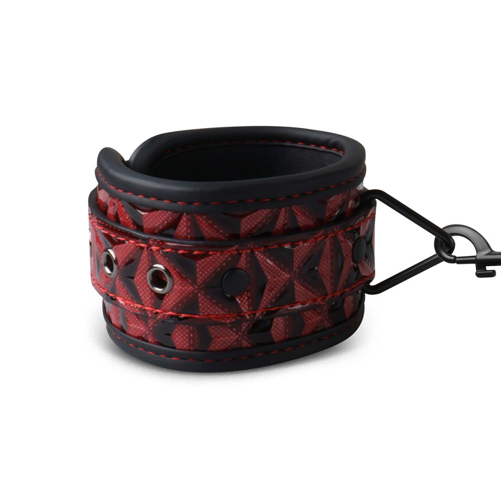 Red Color Embossed Handcuffs