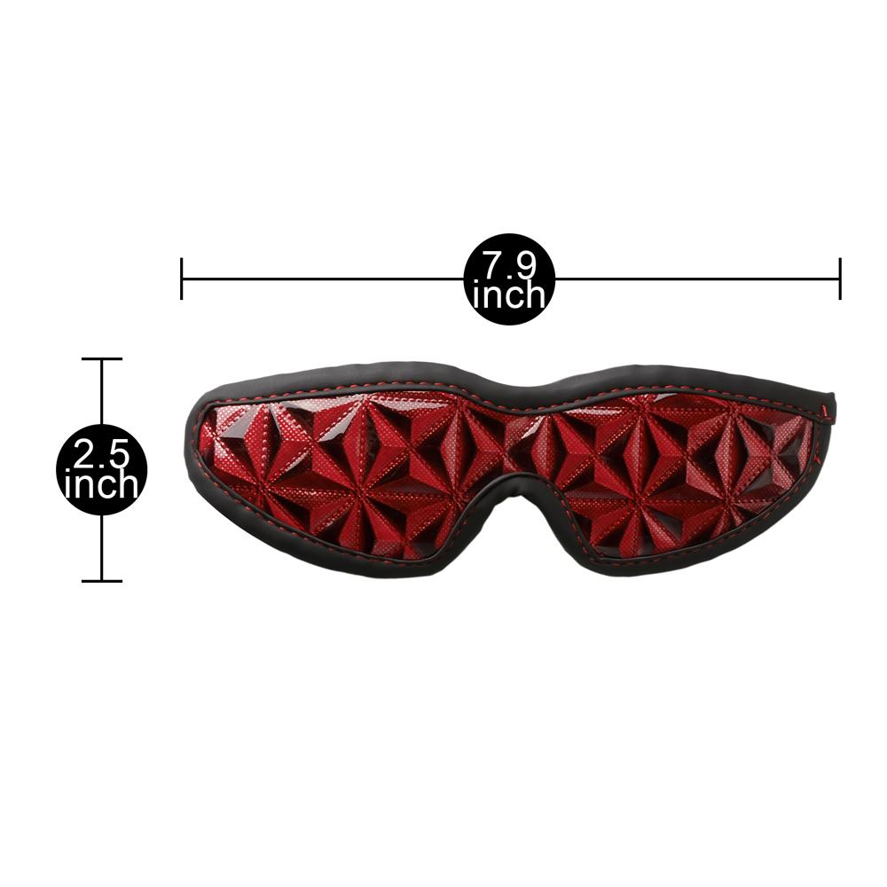 Red Color Embossed Mask