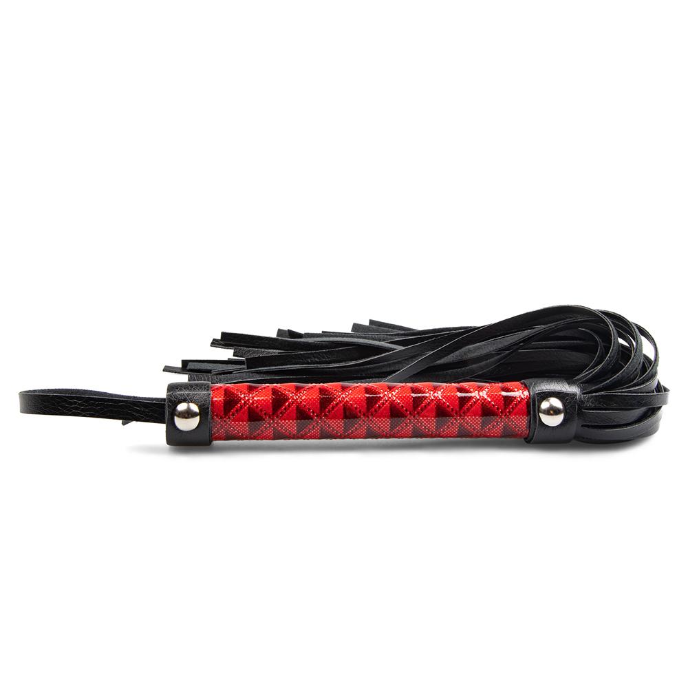 Red Color Embossed Whip