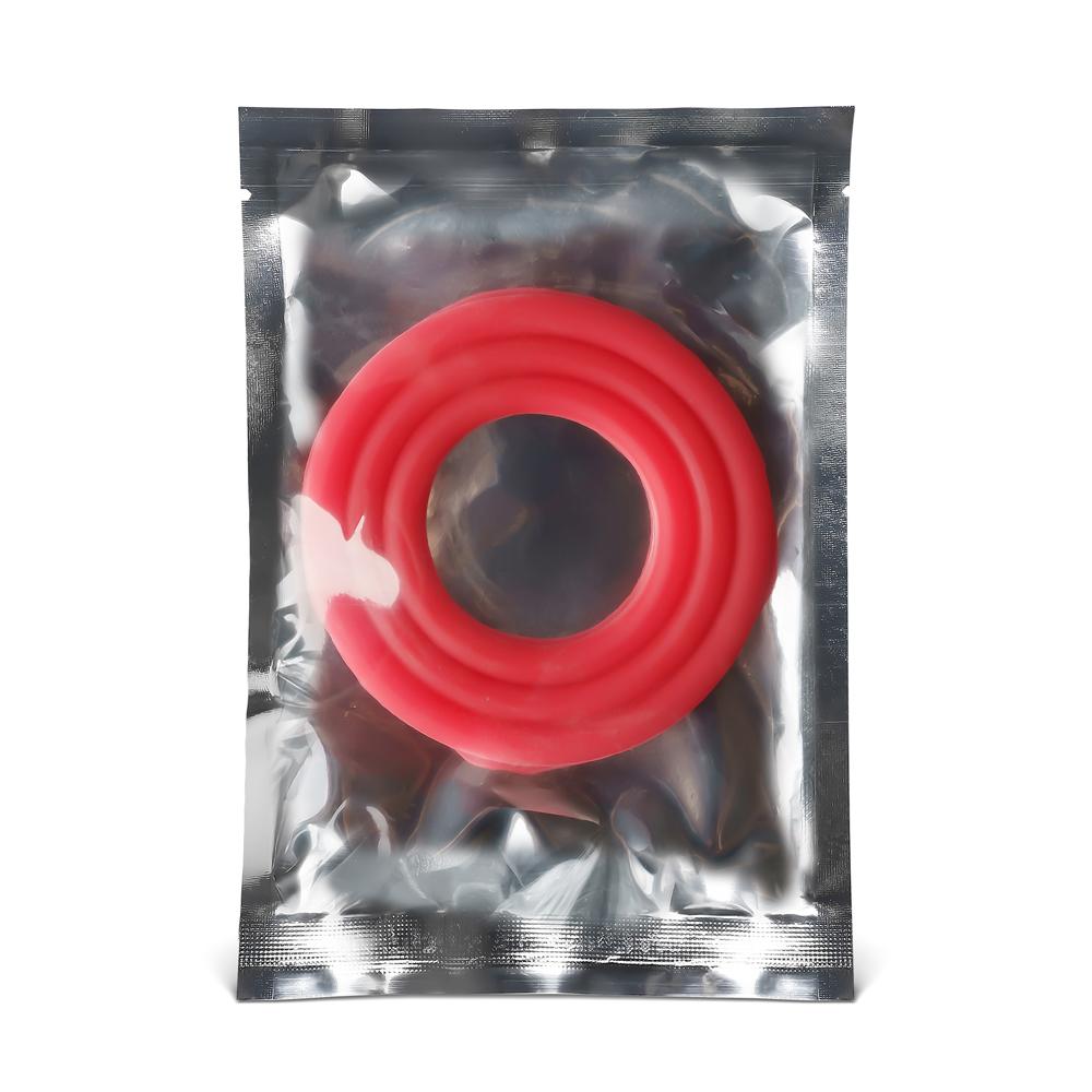 Red Color Silicone Triple Cock Ring Set