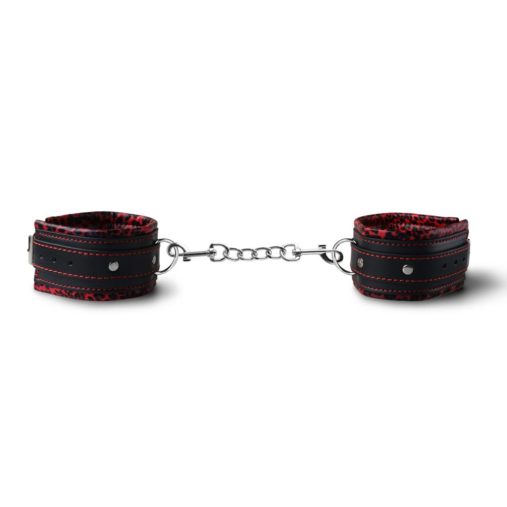 Red Leopard Handcuffs