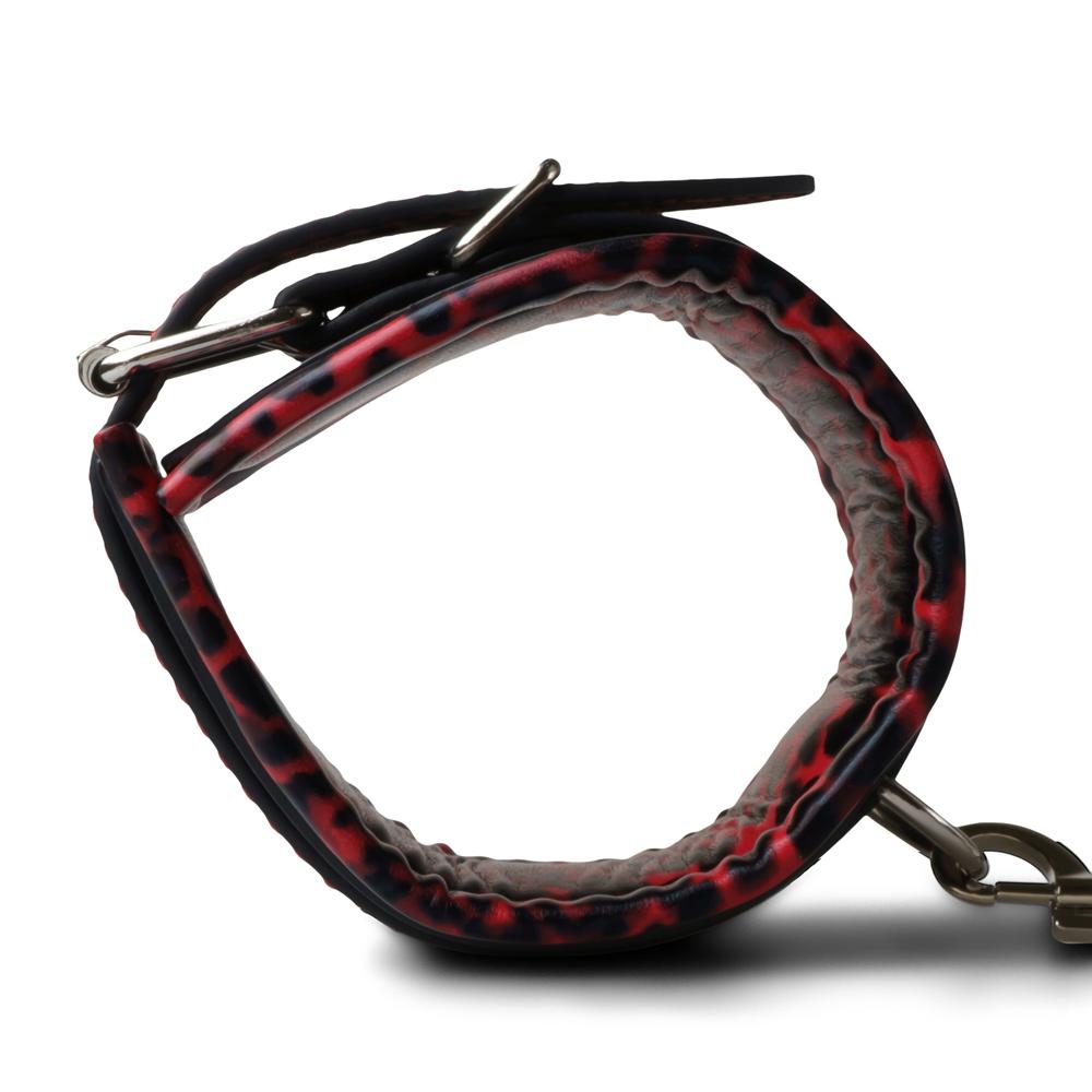 Red Leopard Handcuffs