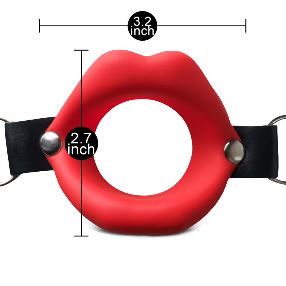 Red Open Mouth Silicone Gag