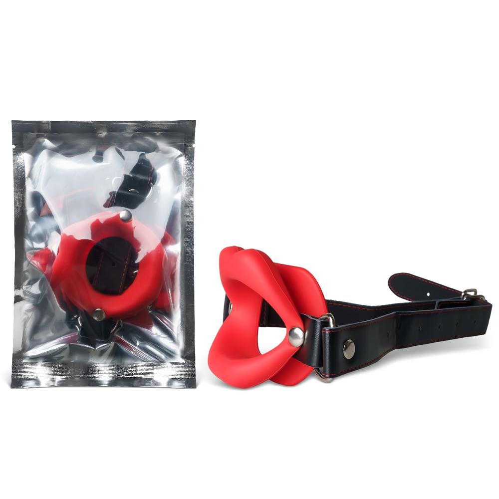 Red Open Mouth Silicone Gag