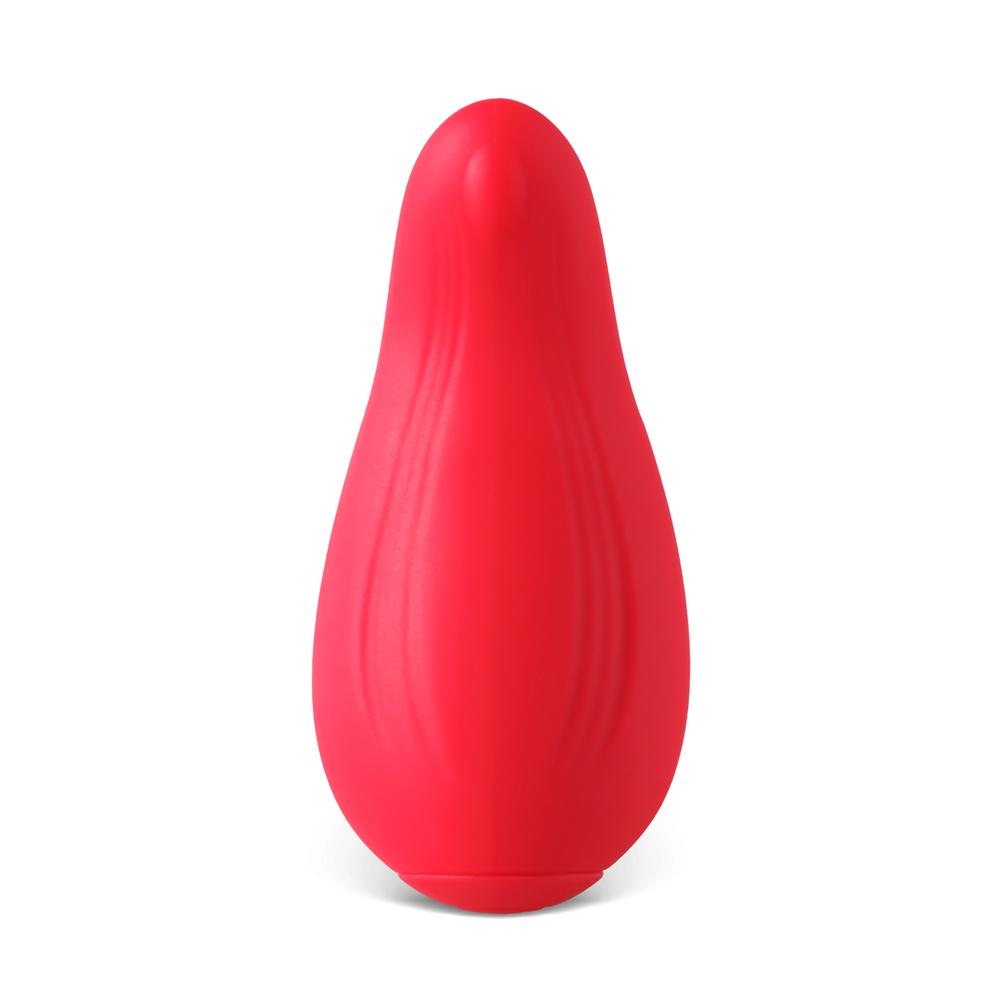 Red Single-Speed Waterproof 6.8 cm Finger Vibrator