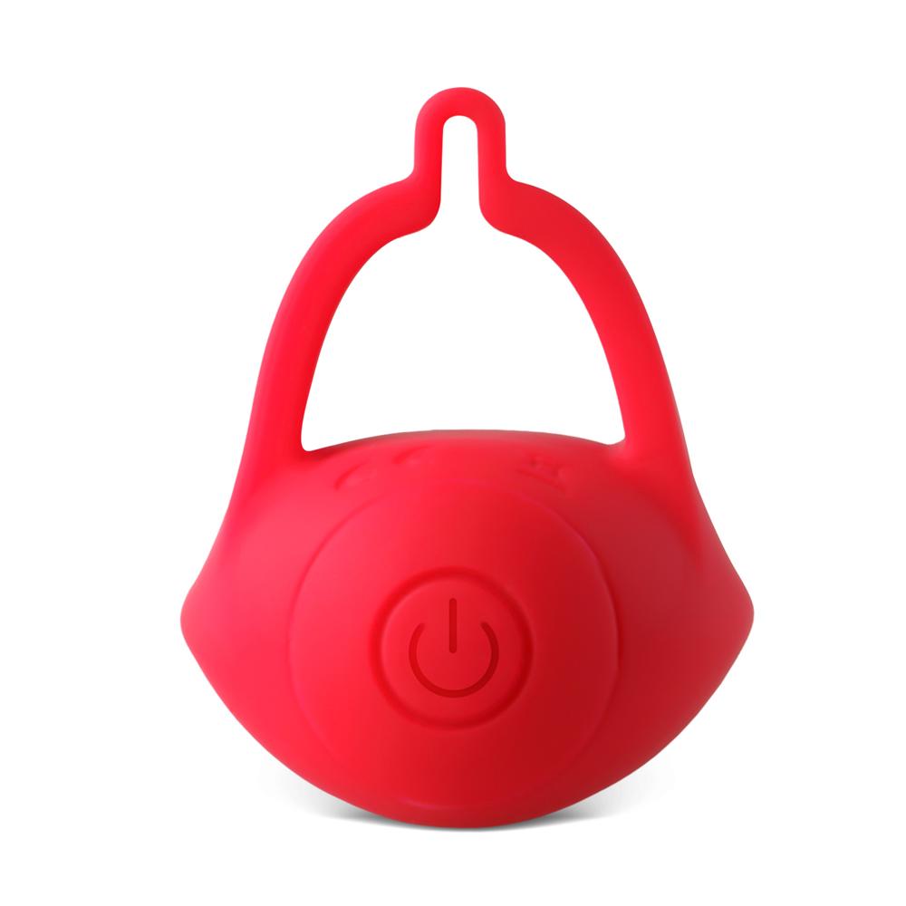 Red Single-Speed Waterproof 6.8 cm Finger Vibrator