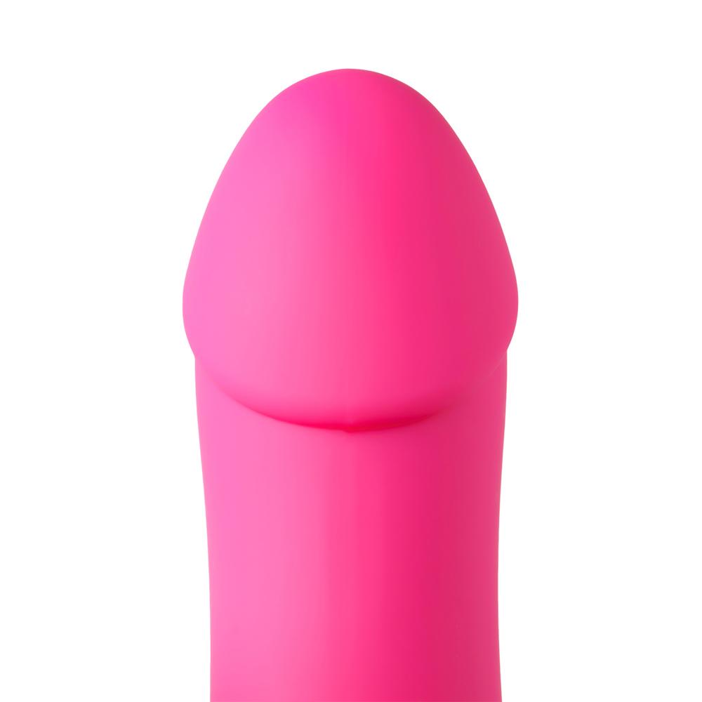 Remote Control 10-Speed Rechargeable Pink Color Silicone Butterfly with Penis Vibrator