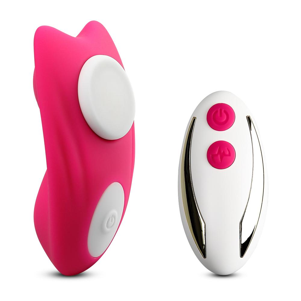 Remote Control 9-Speed Pink Color Silicone Vibrator with Magnet ( Stick On Underwear )