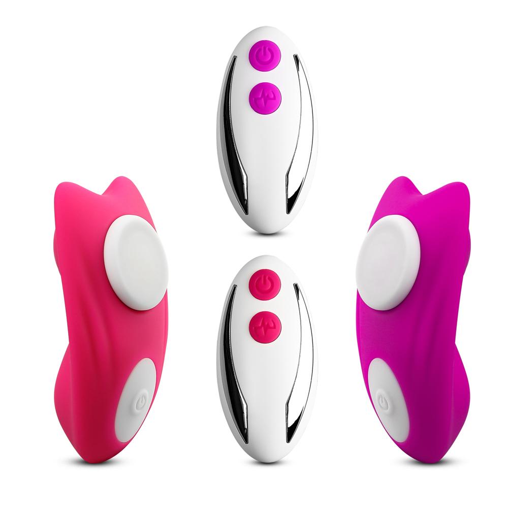 Remote Control 9-Speed Pink Color Silicone Vibrator with Magnet ( Stick On Underwear )