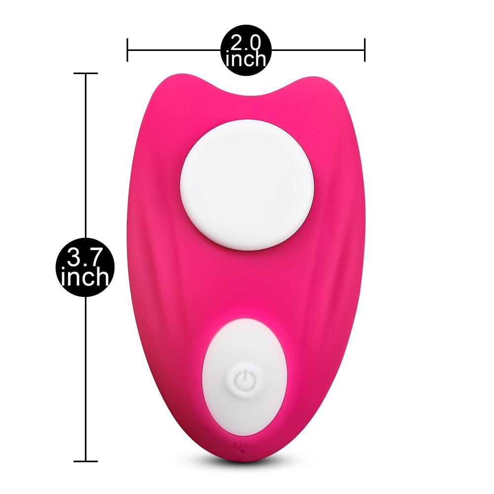 Remote Control 9-Speed Pink Color Silicone Vibrator with Magnet ( Stick On Underwear )